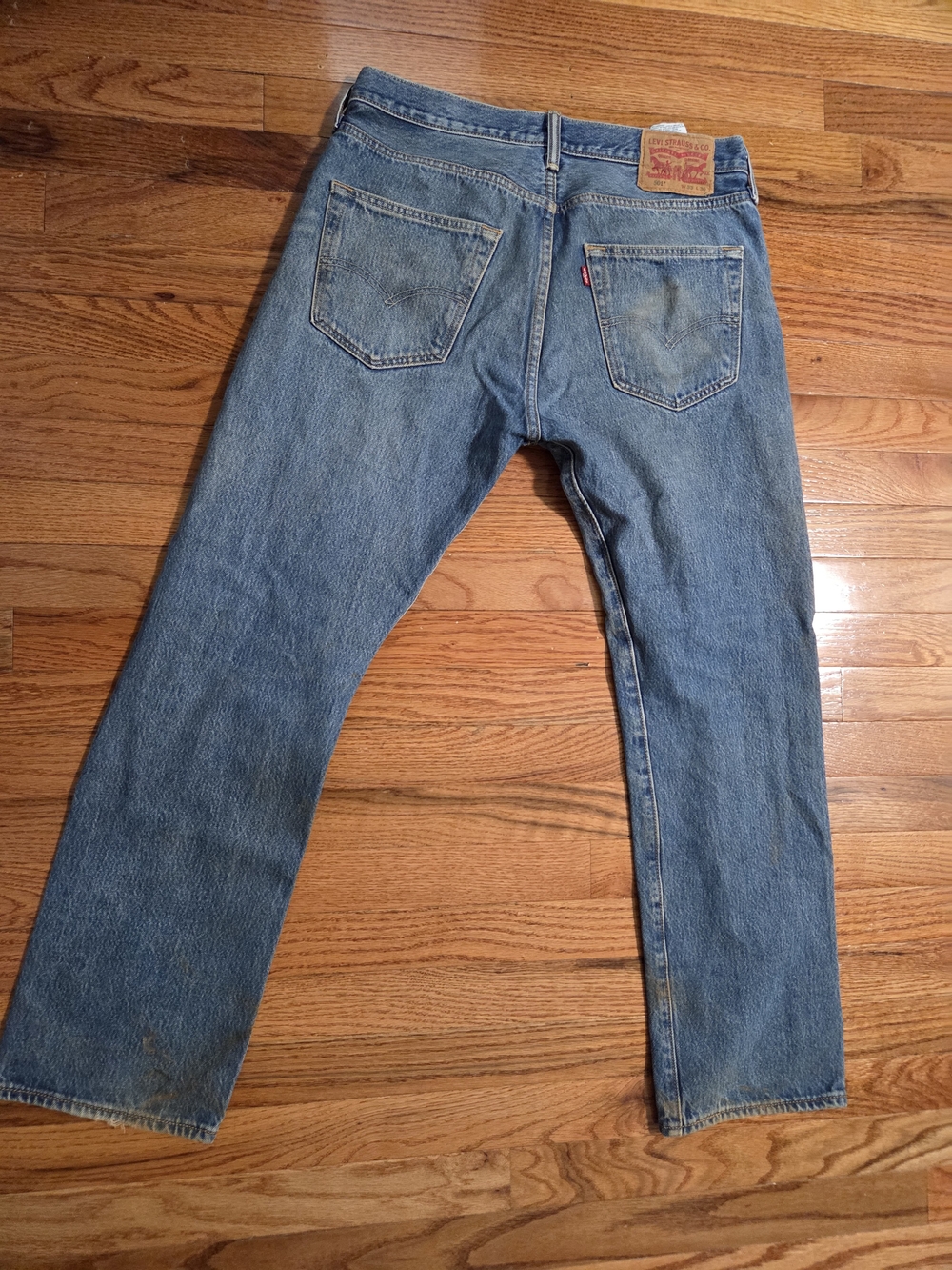 Levi's Men’s Blue Denim Jeans - Classic Straight Fit